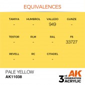 AK Interactive AK11038 Pale Yellow 17ml