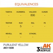 AK Interactive AK11039 Purulent Yellow 17ml