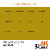 AK Interactive AK11040 Sahara Yellow 17ml