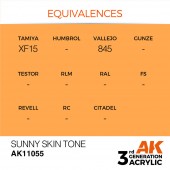 AK Interactive AK11055 Sunny Skin Tone 17ml