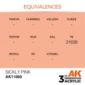 AK Interactive AK11060 Sickly Pink 17ml
