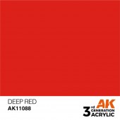 AK Interactive AK11088 Deep Red 17ml