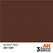 AK Interactive AK11097 Burnt Red 17ml