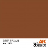 AK Interactive AK11102 Deep Brown 17ml