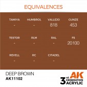 AK Interactive AK11102 Deep Brown 17ml