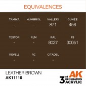 AK Interactive AK11110 Leather Brown 17ml
