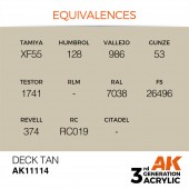 AK Interactive AK11114 Deck Tan 17ml