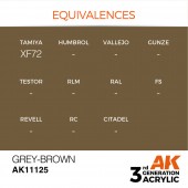 AK Interactive AK11125 Grey-Brown 17ml