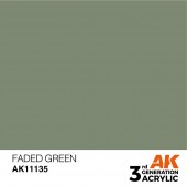 AK Interactive AK11135 Faded Green 17ml