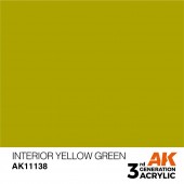 AK Interactive AK11138 Interior Yellow Green 17ml