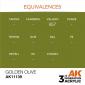 AK Interactive AK11139 Golden Olive 17ml