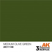 AK Interactive AK11148 Medium Olive Green 17ml