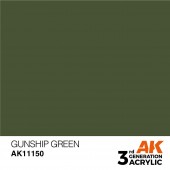 AK Interactive AK11150 Gunship Green 17ml