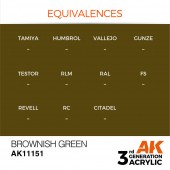 AK Interactive AK11151 Brownish Green 17ml