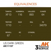 AK Interactive AK11157 US Dark Green 17ml