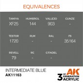 AK Interactive AK11163 Intermediate Blue 17ml