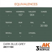 AK Interactive AK11164 Dark Blue-Grey 17ml
