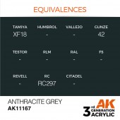 AK Interactive AK11167 Anthracite Grey 17ml