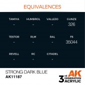 AK Interactive AK11187 Strong Dark Blue 17ml