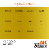 AK Interactive AK11192 Old Gold 17ml