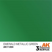 AK Interactive AK11204 Emerald Metallic Green 17ml