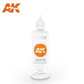 AK Interactive AK11240 White Primer (100 ml) - 3rd Generation Acrylic