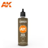 AK Interactive AK11249 Olive Drab Primer (100 ml) - 3rd Generation Acrylic