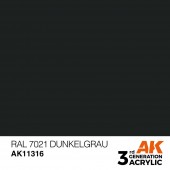 AK Interactive AK11316 RAL 7021 Dunkelgrau
