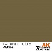 AK Interactive AK11323 RAL 6040 F9 Helloliv