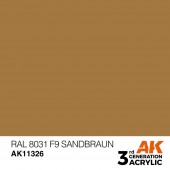 AK Interactive AK11326 RAL 8031 F9 Sandbraun