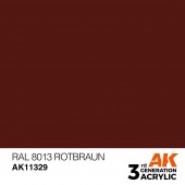AK Interactive AK11329 RAL 8013 Rotbraun