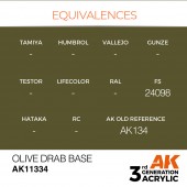 AK Interactive AK11334 Olive Drab Base