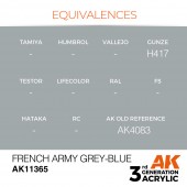 AK Interactive AK11365 French Army Grey-Blue