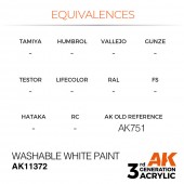 AK Interactive AK11372 Washable White Paint