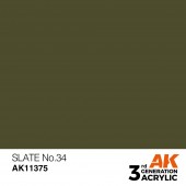 AK Interactive AK11375 Slate No.34