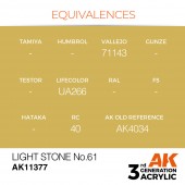 AK Interactive AK11377 Light Stone No.61