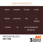 AK Interactive AK11406 Reddish Black