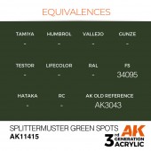 AK Interactive AK11415 Splittermuster Green Spots