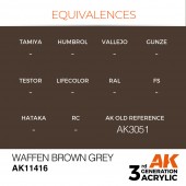 AK Interactive AK11416 Waffen Brown Grey