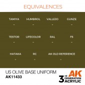 AK Interactive AK11433 US Olive Base Uniform