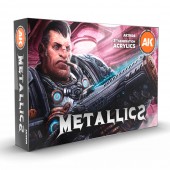 AK Interactive AK11608 METALLICS SET