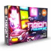 AK Interactive AK11610 NEON COLORS SET