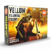 AK Interactive AK11615 YELLOW ESSENTIAL COLORS 3GEN SET