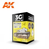 AK Interactive AK11645 GERMAN STANDARD 37-44 COMBO - (3 x 17 ml) - 3rd Generation Acrylic