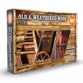 AK Interactive AK11673 OLD & WEATHERED WOOD VOL1