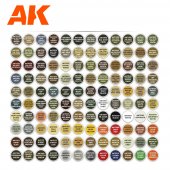 AK Interactive AK11705 3G PLASTIC BRIEFCASE 120 AFV COLORS