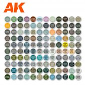 AK Interactive AK11706 3G PLASTIC BRIEFCASE 120 AIRCRAFT COLORS