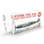 AK Interactive AK11714 Spanish Civil War. Legion Condor Aircraft SET 3G