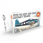 AK Interactive AK11729 WWII US Navy & USMC Aircraft Colors SET 3G