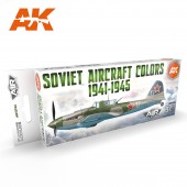 AK Interactive AK11741 Soviet Aircraft Colors 1941-1945 - (8 x 17 ml) - 3rd Generation Acrylic